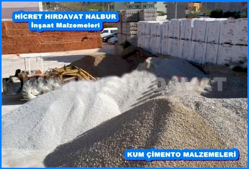 İNŞAAT KUM & ÇİMENTO MALZEMESİ