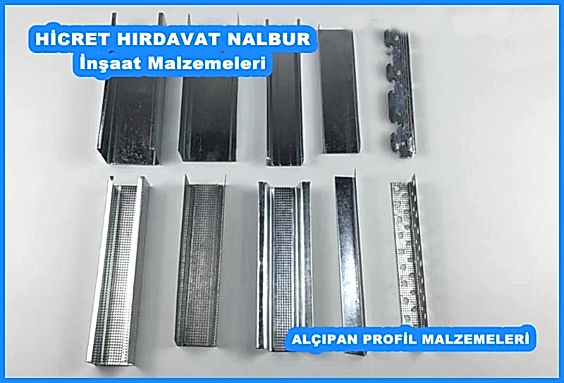 ALÇIPAN PROFİL MALZEMELERİ & FİYATLARI
